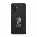 Samsung Galaxy A56 5G Compatible Satyamev Jayate 3D Metal Emblem Sticker