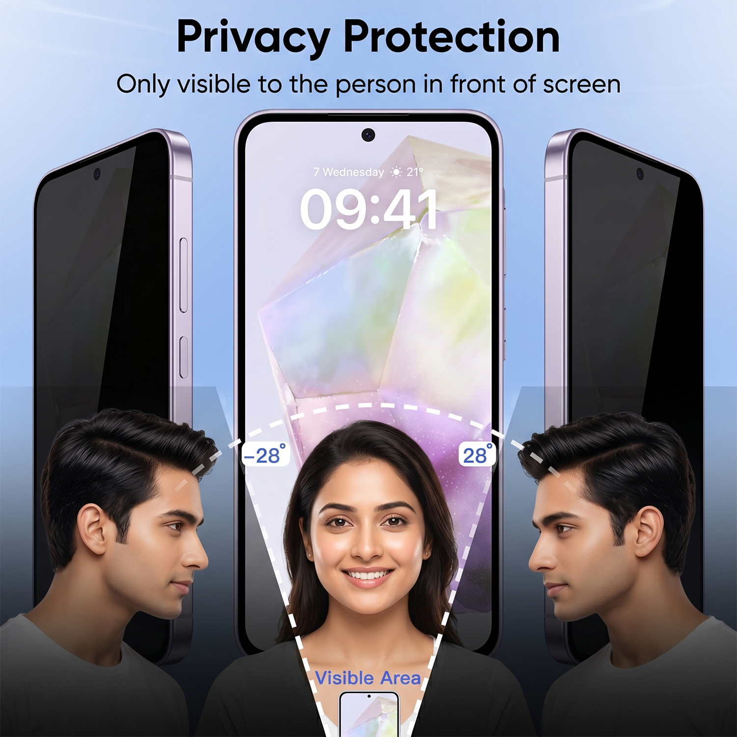Samsung Galaxy A17 5G Original Luxury Magnifier Ring Stand Shockproof Airbags Corner Case