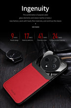 Oppo F27 Pro+ 5G Premium Leather Lens Protective Case