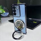 Vivo V27/V27 Pro 5G Premium Stress Buster Wheel Rotating Shockproof Airbags Case