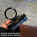 Vivo T5 Pro 5G Original Luxury Magnifier Ring Stand Shockproof Airbags Corner Case