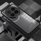 Vivo X300 Pro 5G Aluminium Metal Bumper Shield Transparent Back Case
