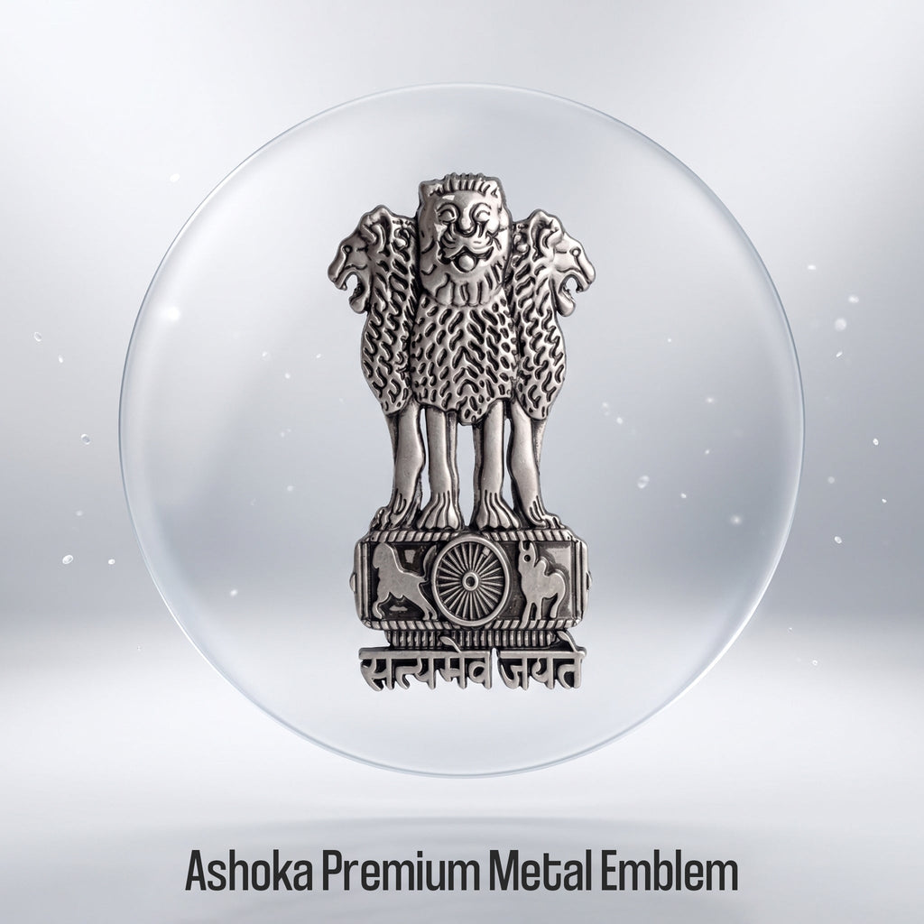 OnePlus Nord 6 5G Compatible Satyamev Jayate 3D Metal Emblem Sticker