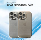 iPhone 14/15/16 Pro New Mesh Red Electroplated Precision Heat Dissipation iPhone Case