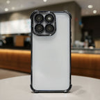 Motorola Edge 60 Pro 5G Phone case with camera module on a blurred indoor background