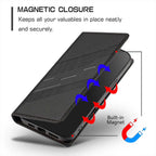 Samsung Galaxy A56 5G Retro PU Leather Magnetic Wallet Flip Case with Charm Strap