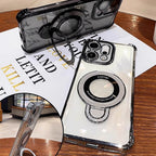 Oppo Reno 14 5G Original Luxury Magnifier Ring Stand Shockproof Airbags Corner