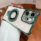 Oppo Reno 14 5G Original Luxury Magnifier Ring Stand Shockproof Airbags Corner